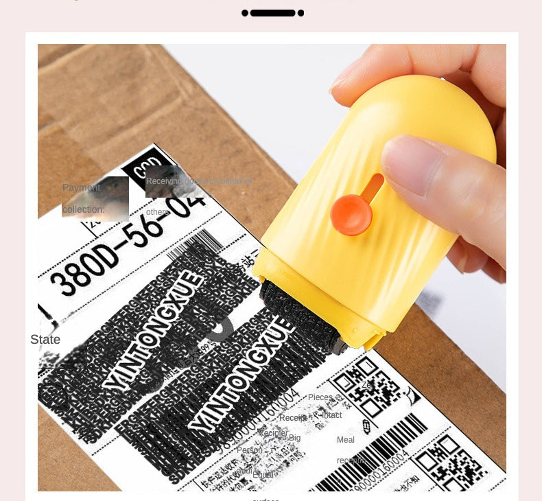 Parcel Opener with Confidential Remover Stamp