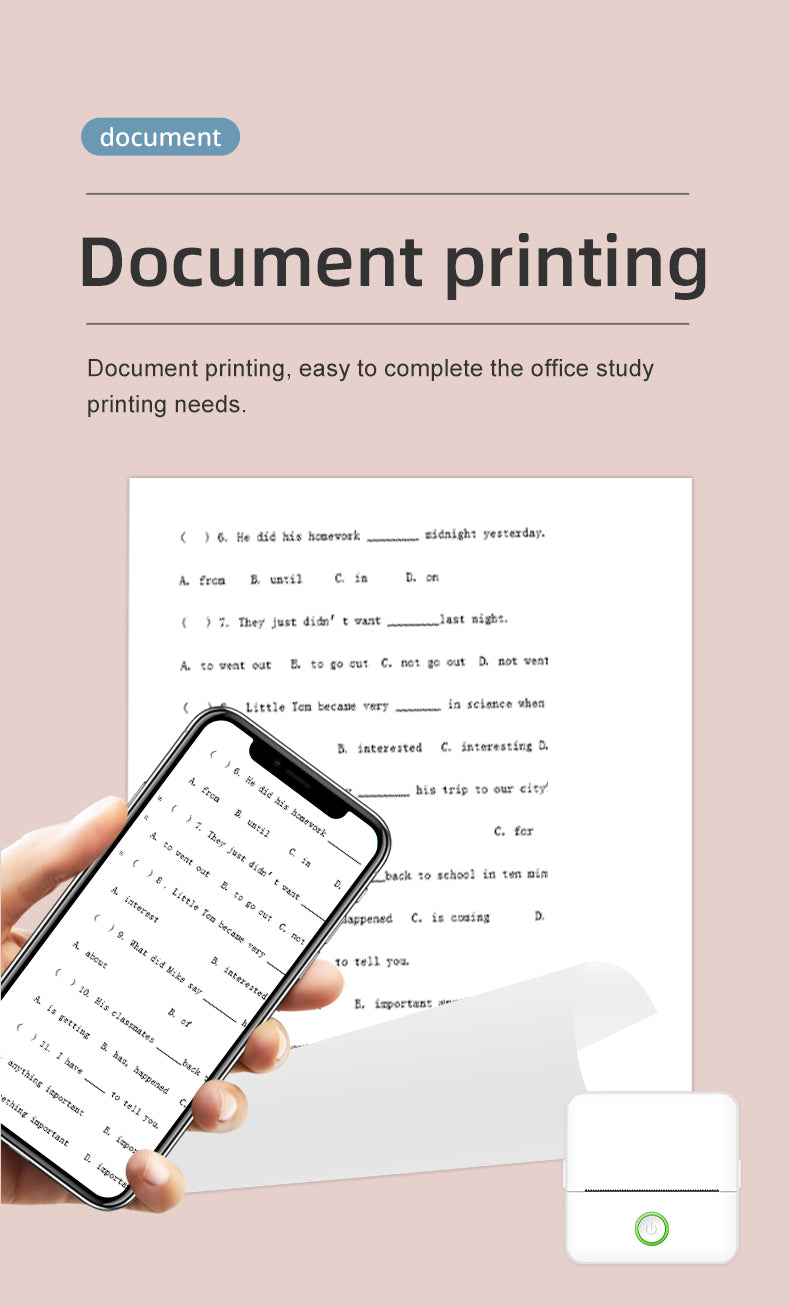 Smart Portable Thermal Printer